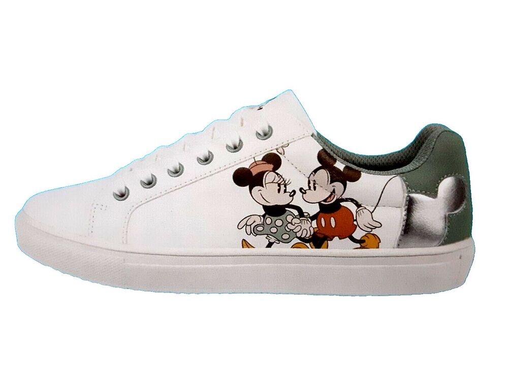 NWB Disney Mickey Mouse and Friends Ladies Character Sneaker Shoes Women Size 8